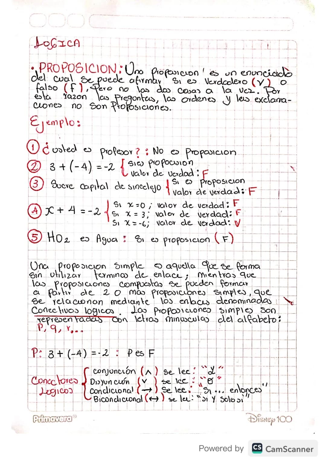 LOGICA
•PROPOSICION: Uno proposicion es un enunciado
del cual se puede afirmar Si es verdadero (V) o
falso (f), Pero
no los dos cosas a
esta