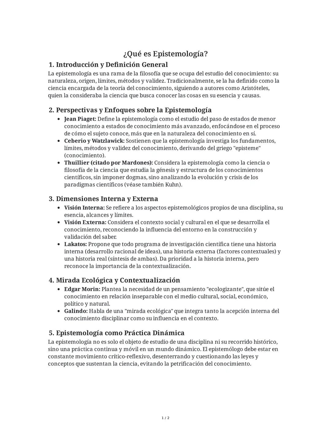 ¿Qué es Epistemología?
1. Introducción y Definición General
La epistemología es una rama de la filosofía que se ocupa del estudio del conoci