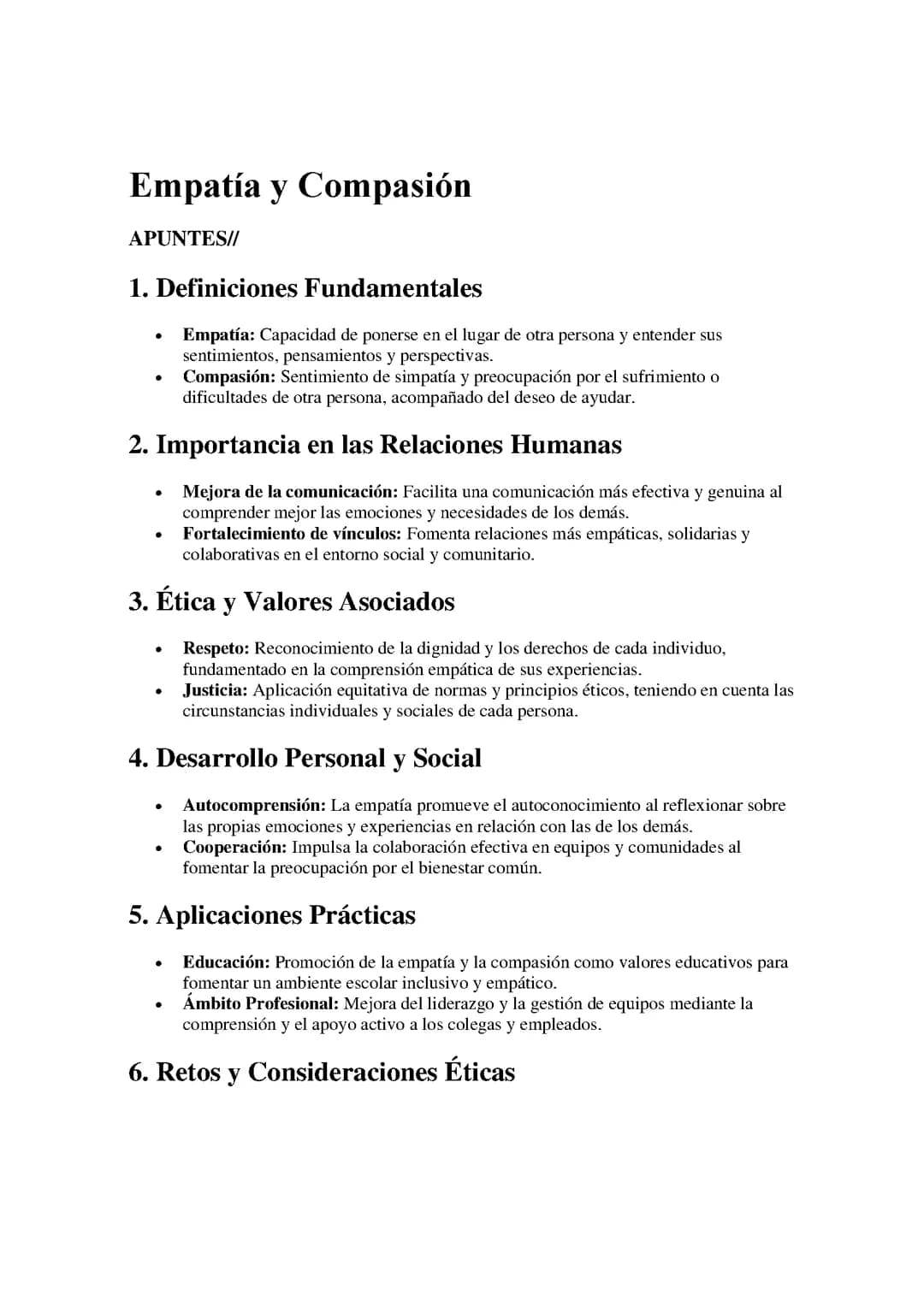 Empatía y Compasión