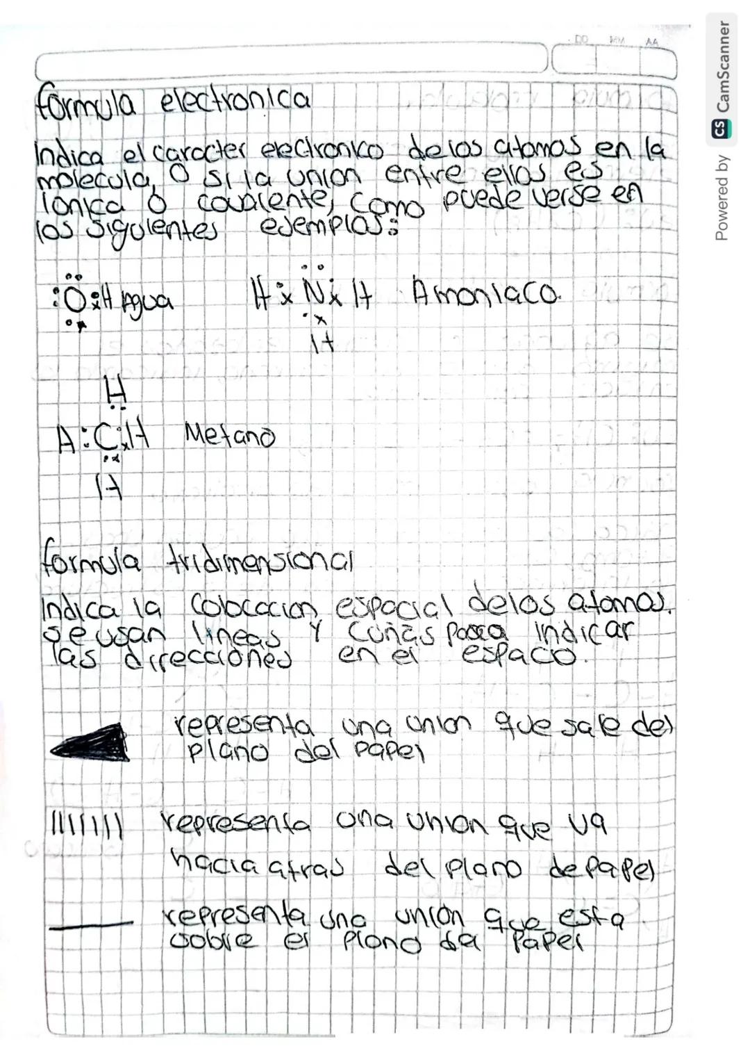 MM
formula molecular
Indica el numero exacto de atomo de coda
elemento en una molecula
evo (Cato)
formula semidesarrollada
se agrupan los at