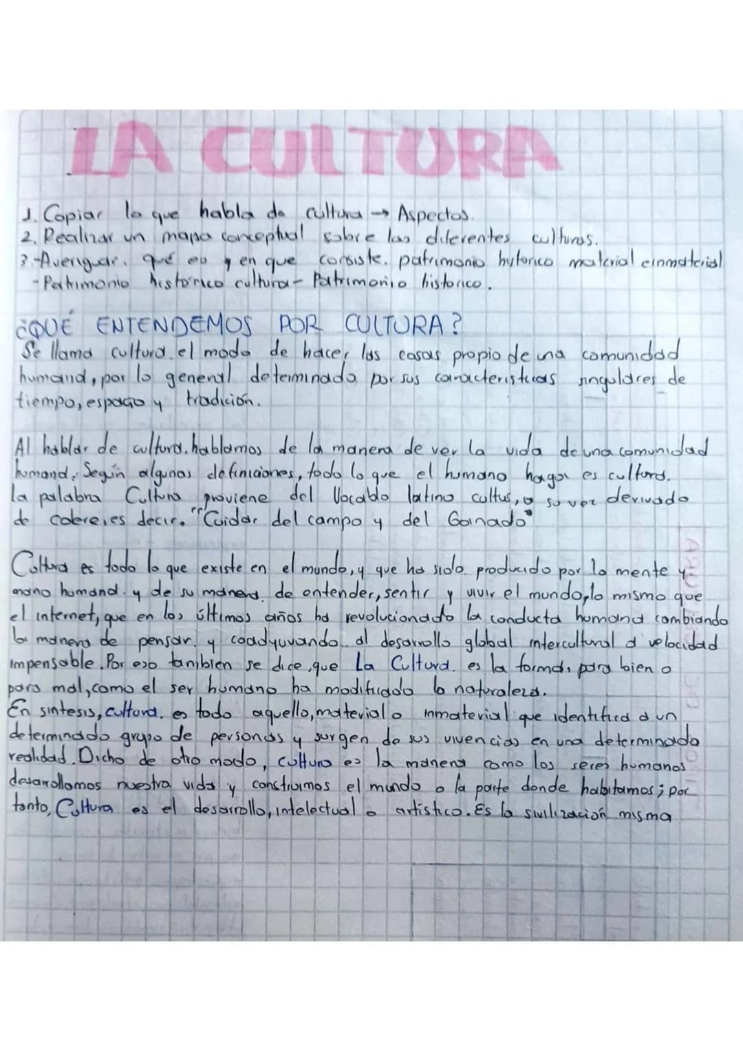 La cultura