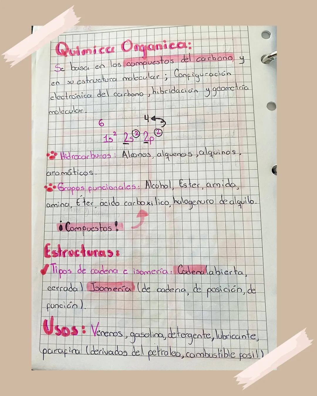 Quimica
Orgánica
OS
4P
oa
Im 02
09
Apuntes para Bachillerato Quimica Organica:
Se basa
со
en los compuestos
del carbono y
so estructura mole