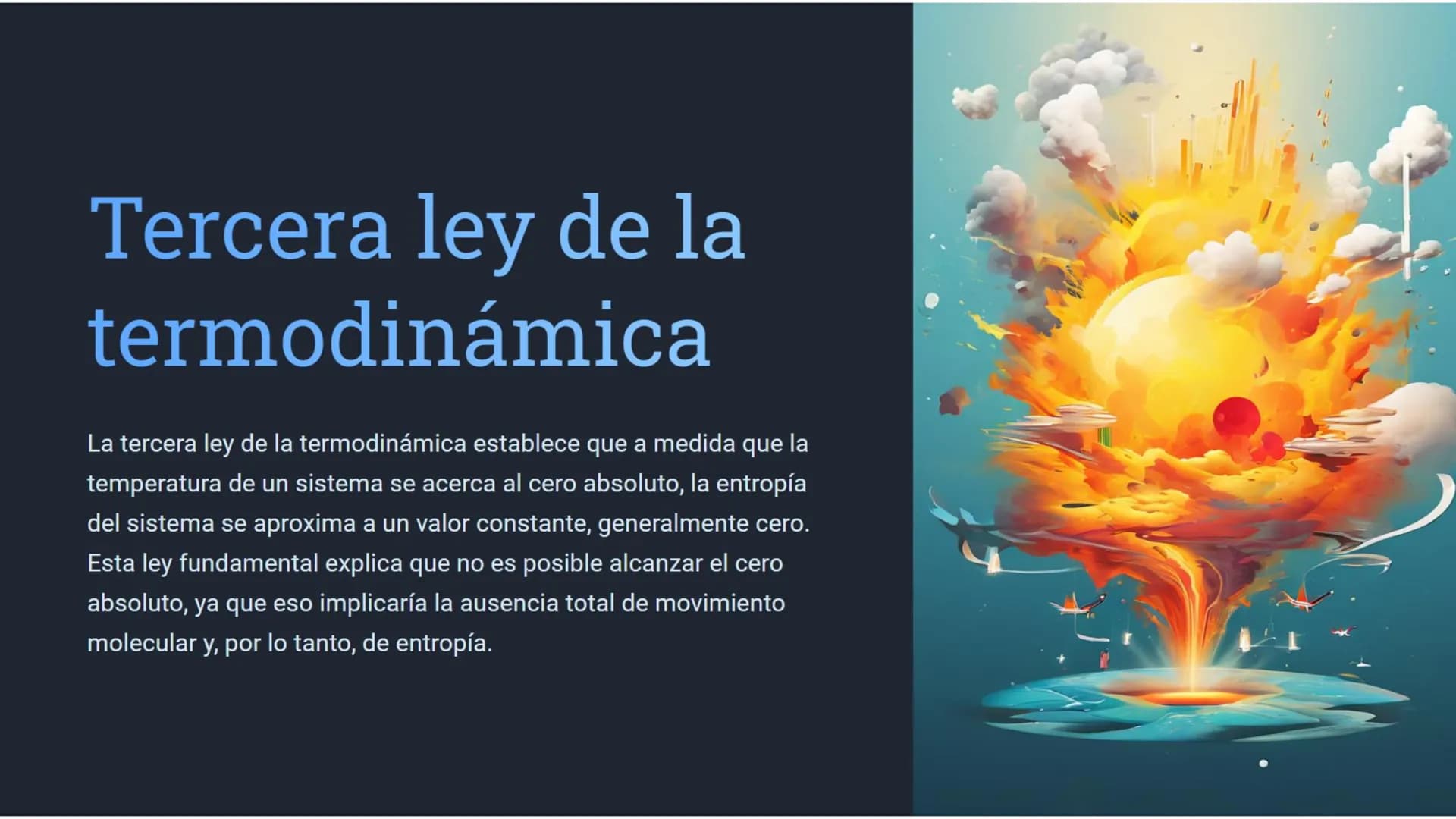 Introducción a la
Termodinámica
La Termodinámica es la rama de la física que estudia los
conceptos de calor, temperatura y energía, y cómo s