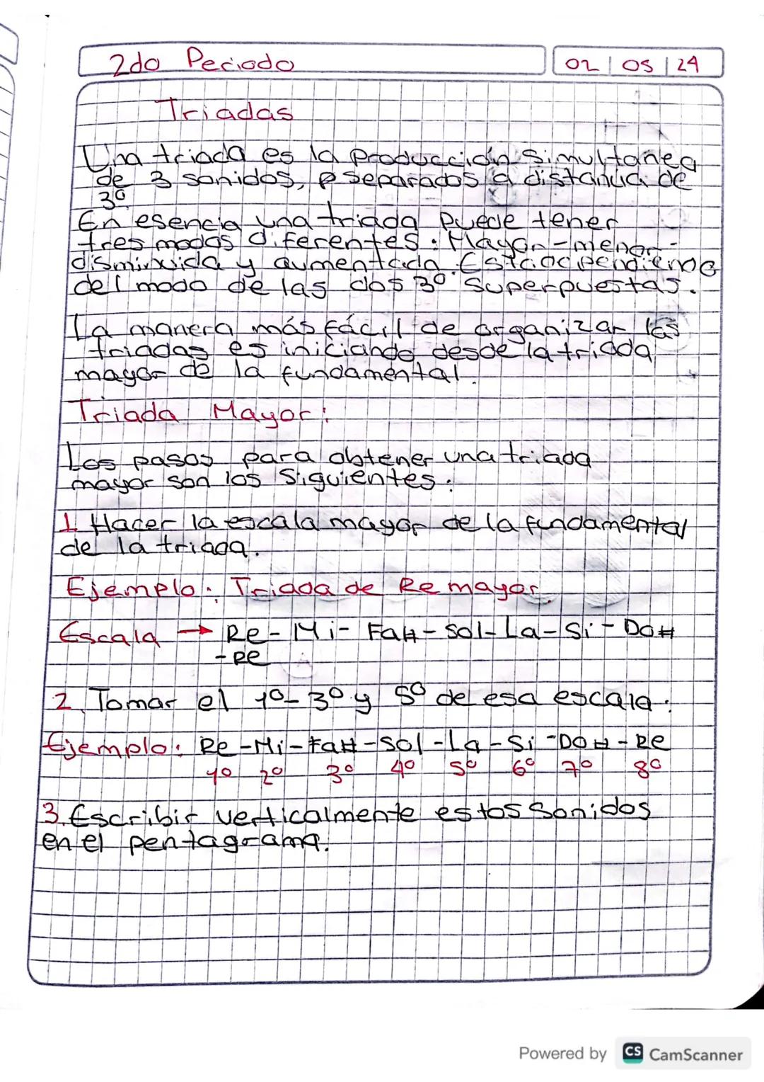 # 2do Peciado

# Triadas

02/05/24

Una triada es la producción simultanea
de 3 sonidos, separados a distanua de
30

En esencia una triada p