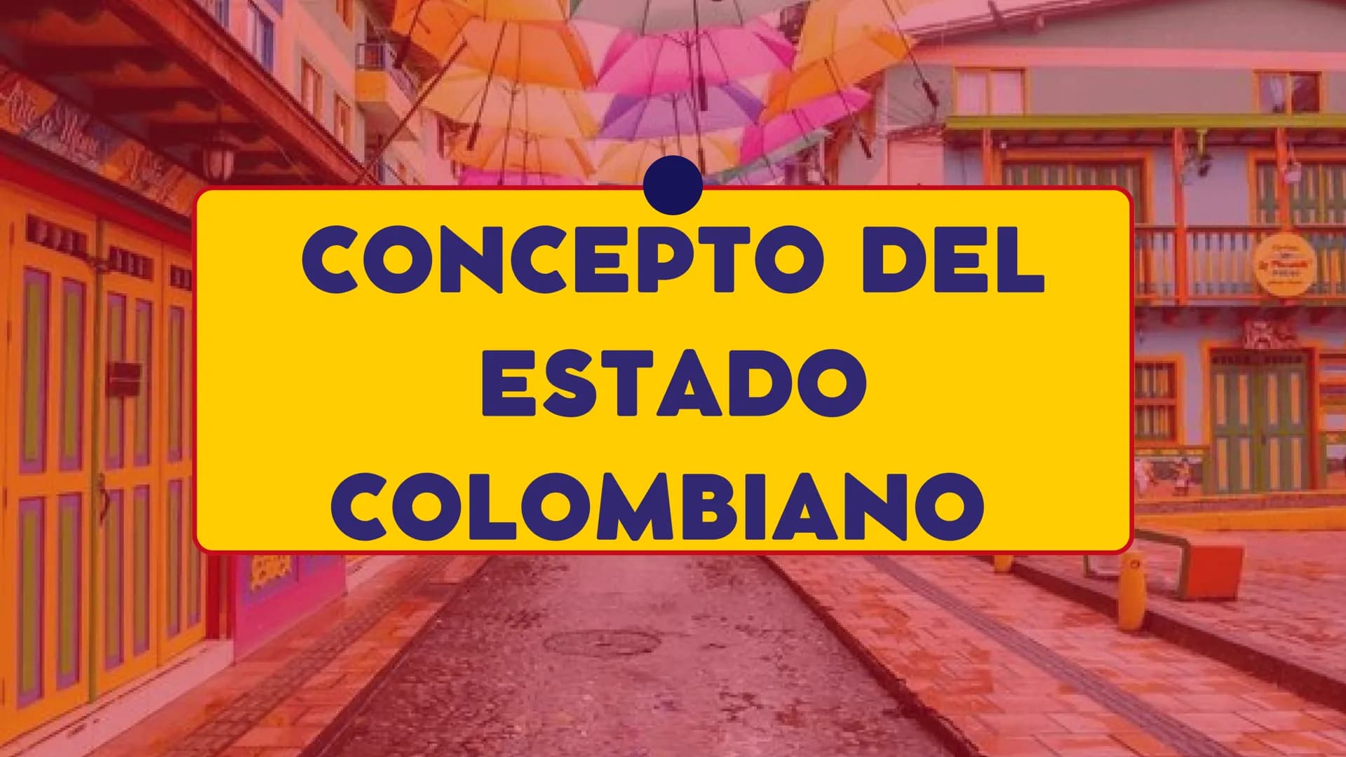 COLOMBIA
Y Su Estado CONTENIDO
• Concepto del Estado
.
Colombiano
Organización del Estado
Colombiano
Organización Territorial
• Departamento