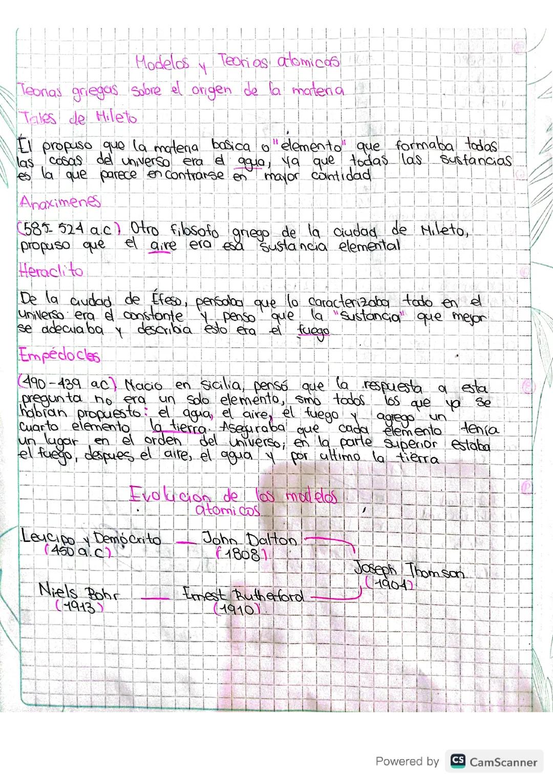 Modelos y teorias atomicas, teoria de los elementos