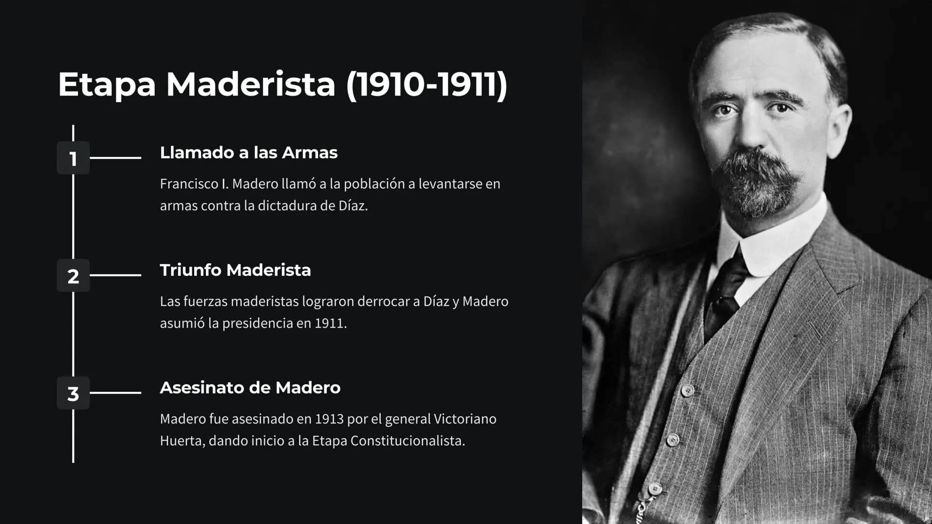 La Revolución
Mexicana
La Revolución Mexicana fue un conflicto armado que transformó la
sociedad y política de México a principios del siglo