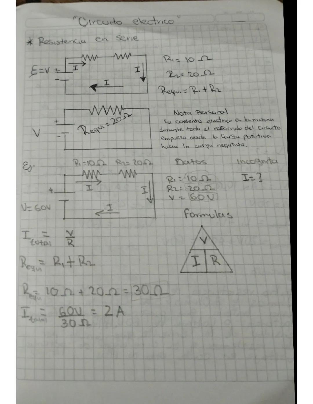 Ejercicios de Circuitos: Resistencia en Serie, Paralelo y Mixtos