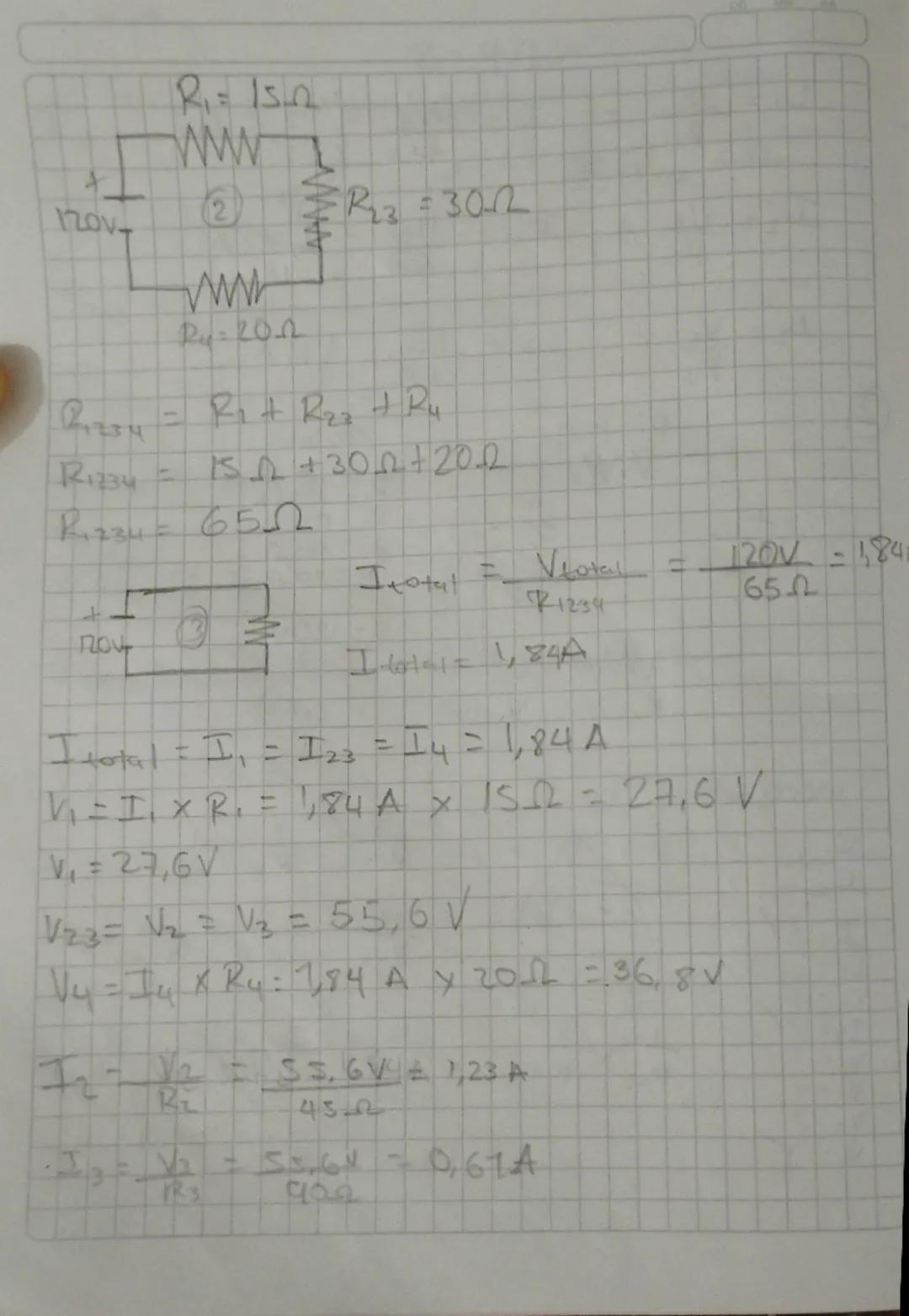 "Circuito electrico"
*Resistencia en serie
www ww
Es
E=V+
I
I
T
RI
V
www.
Requi= 202
R=100 R2= 20.0
wwww
I
I
<
I
V
Ris 1022
R2=2012
Requi= R