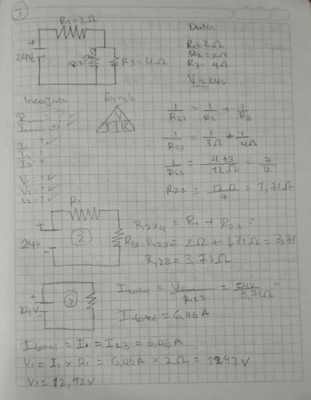 "Circuito electrico"
*Resistencia en serie
www ww
Es
E=V+
I
I
T
RI
V
www.
Requi= 202
R=100 R2= 20.0
wwww
I
I
<
I
V
Ris 1022
R2=2012
Requi= R