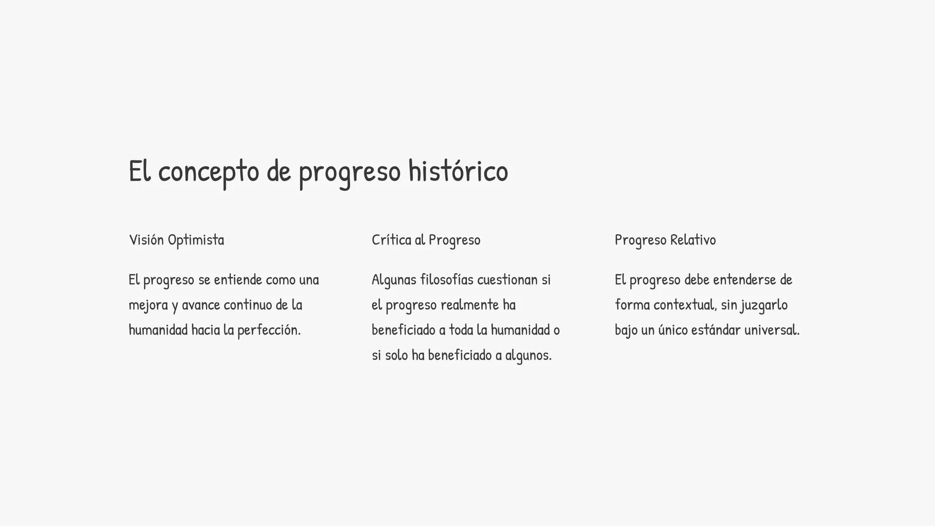 # la filosofía de la historia

La filosofía de la historia es una rama de la filosofía que estudia el significado y
el desarrollo de la hist