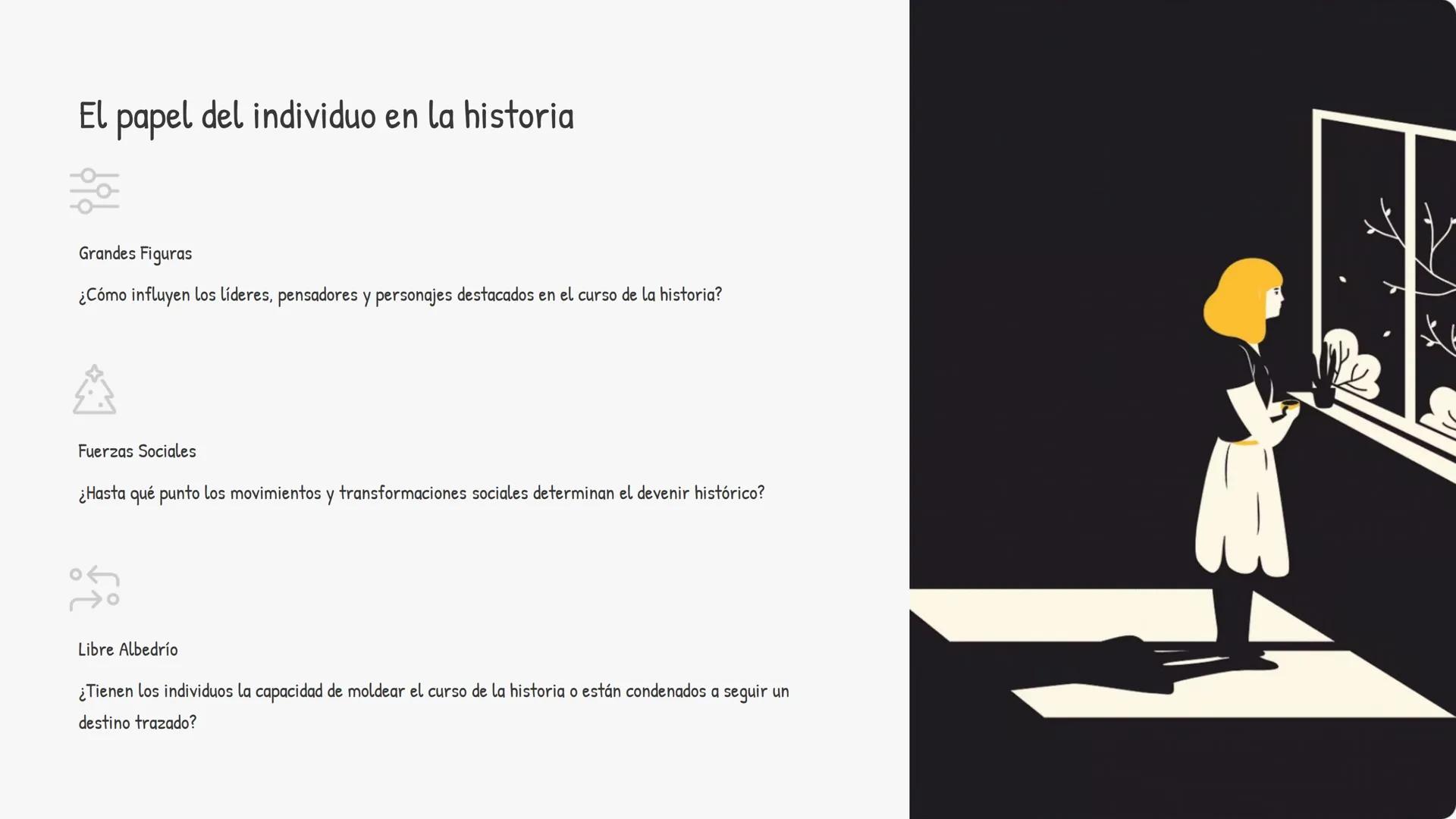 # la filosofía de la historia

La filosofía de la historia es una rama de la filosofía que estudia el significado y
el desarrollo de la hist