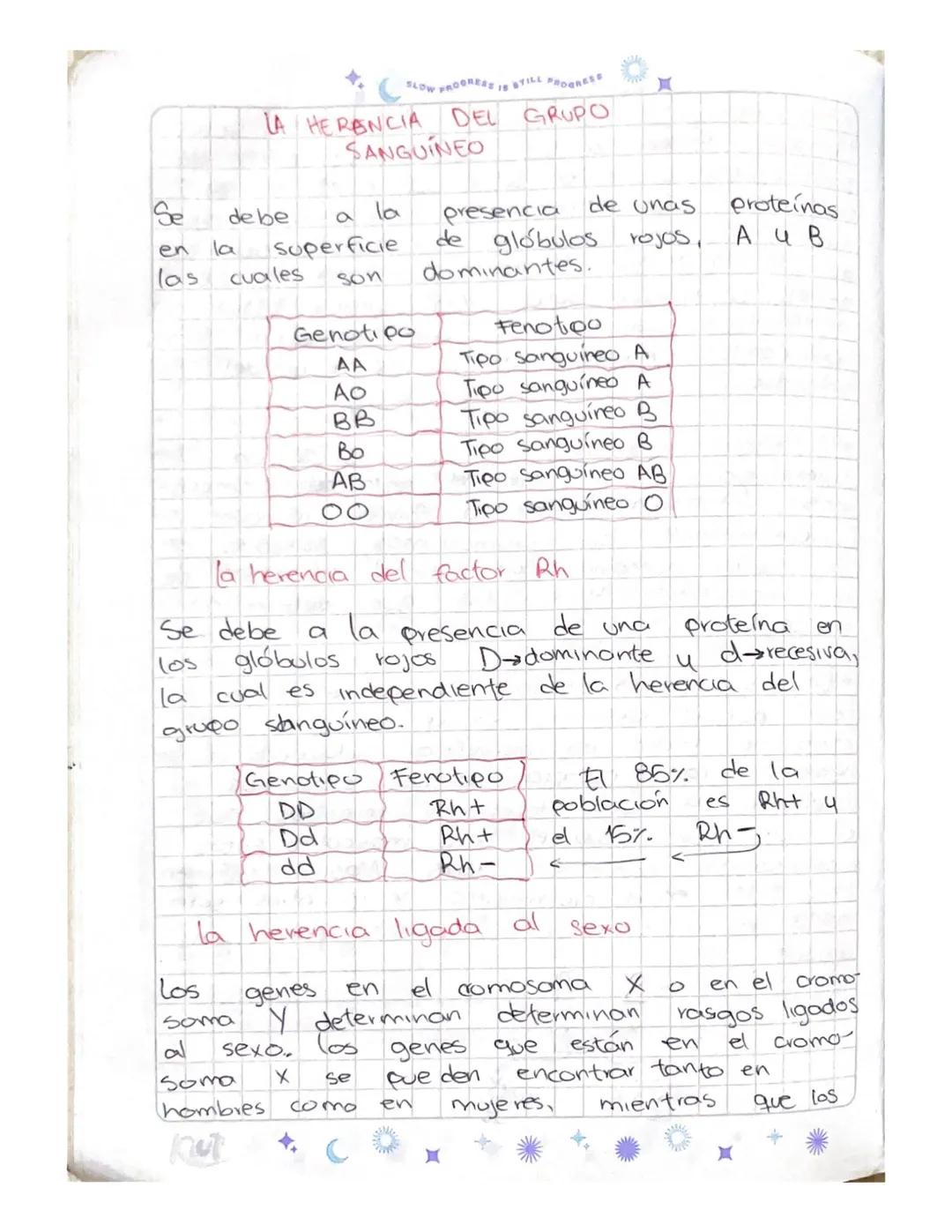SLOW PROGRESS IS STILL PROGRESE
LA HERENCIA DEL GRUPO
SANGUÍNEO
Se
de be
a la
en
la
Superficie
las
cuales
Son
presencia
de unas
proteinas
Au