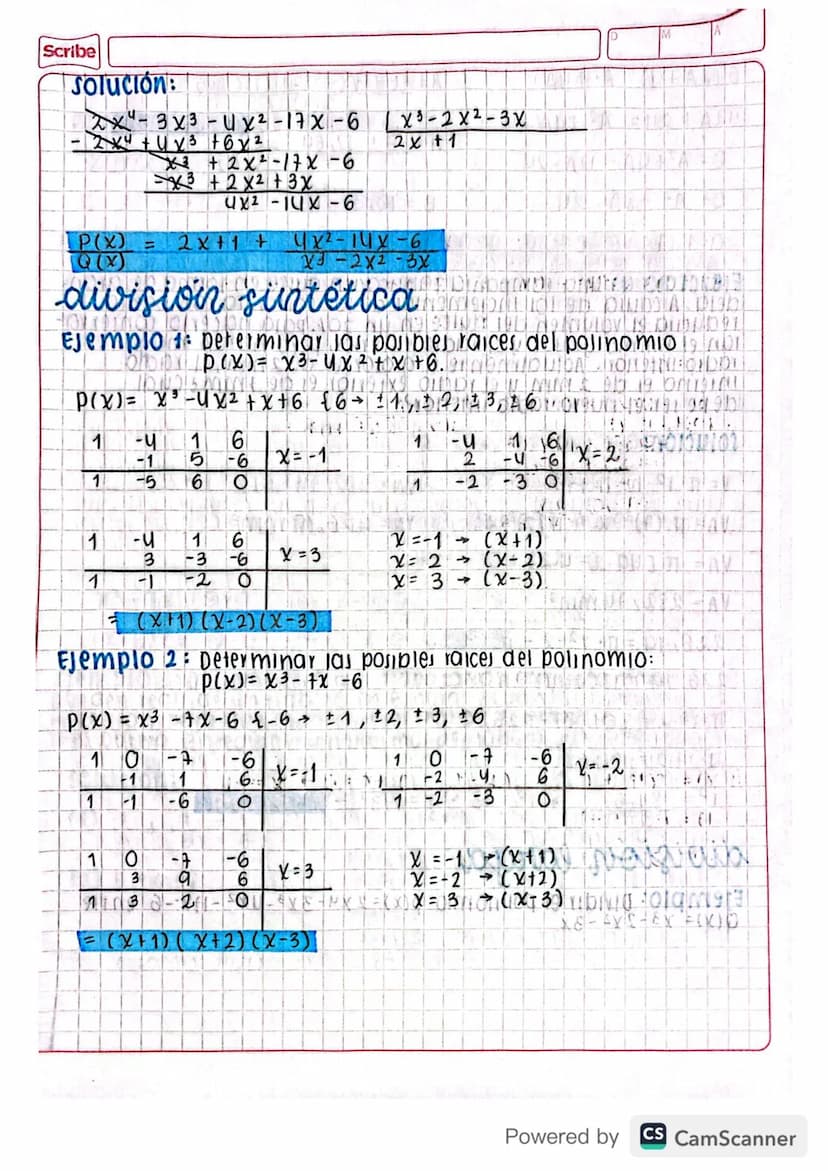 polinomios
Un polinomio real en la variable "x" es cualquier expresión de la
Forma an xn+ an-1 xn-1 + an-2-Xn-24.01 x + Ooidonge
IOS COP Fic