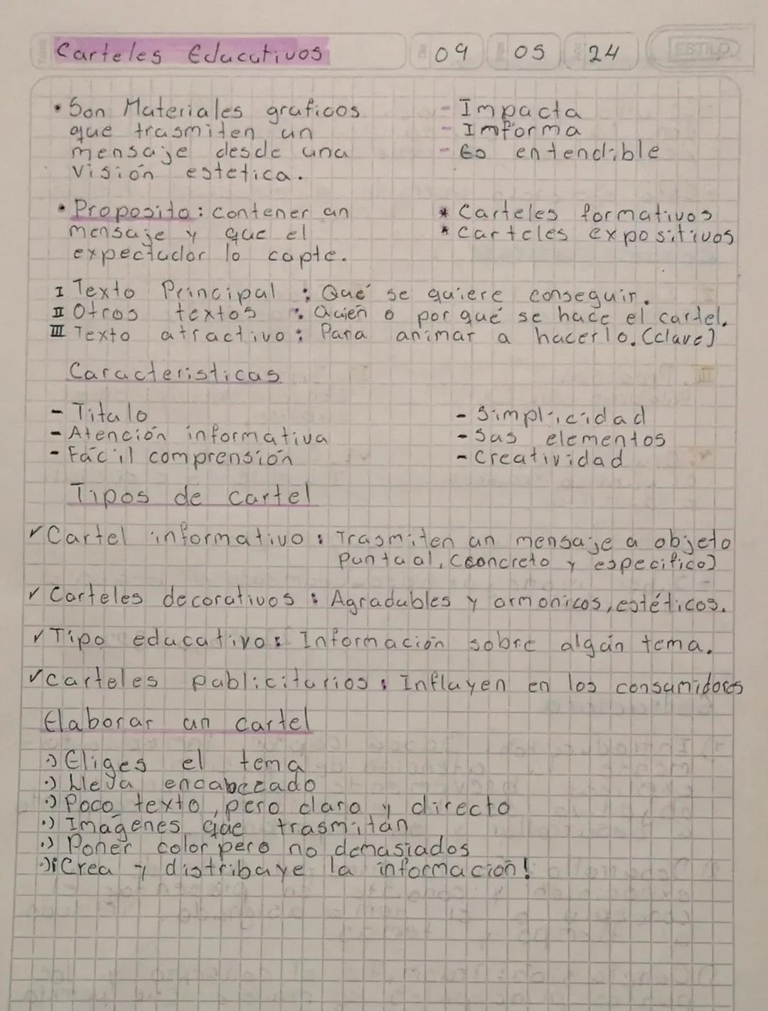 •
Carteles Educativos.
un
Son Materiales graficos.
que trasmiten
mensaje desde una
Vision
estetica.
•Proposito: contener an
Mensaje y
que el