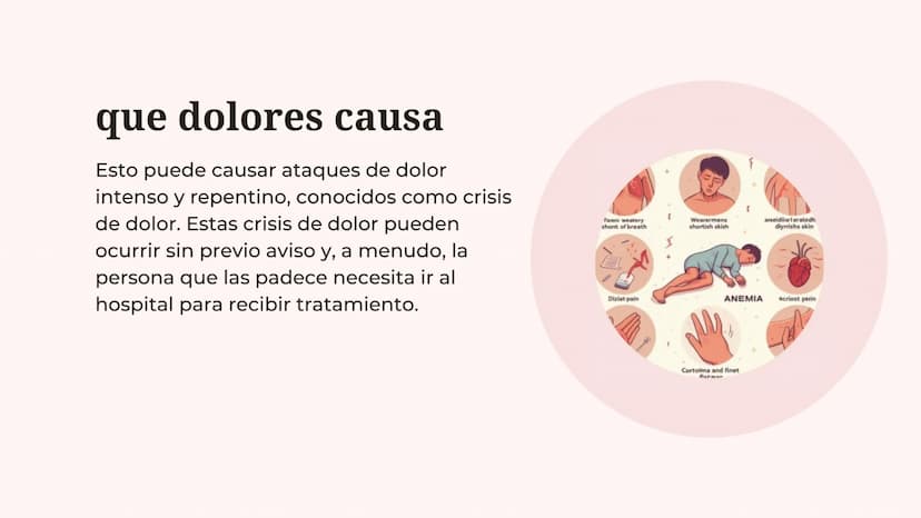 ¿Que es anemia falciforme?
• La anemia falciforme es un grupo de
trastornos hereditarios en los que los
glóbulos rojos adquieren forma de ho