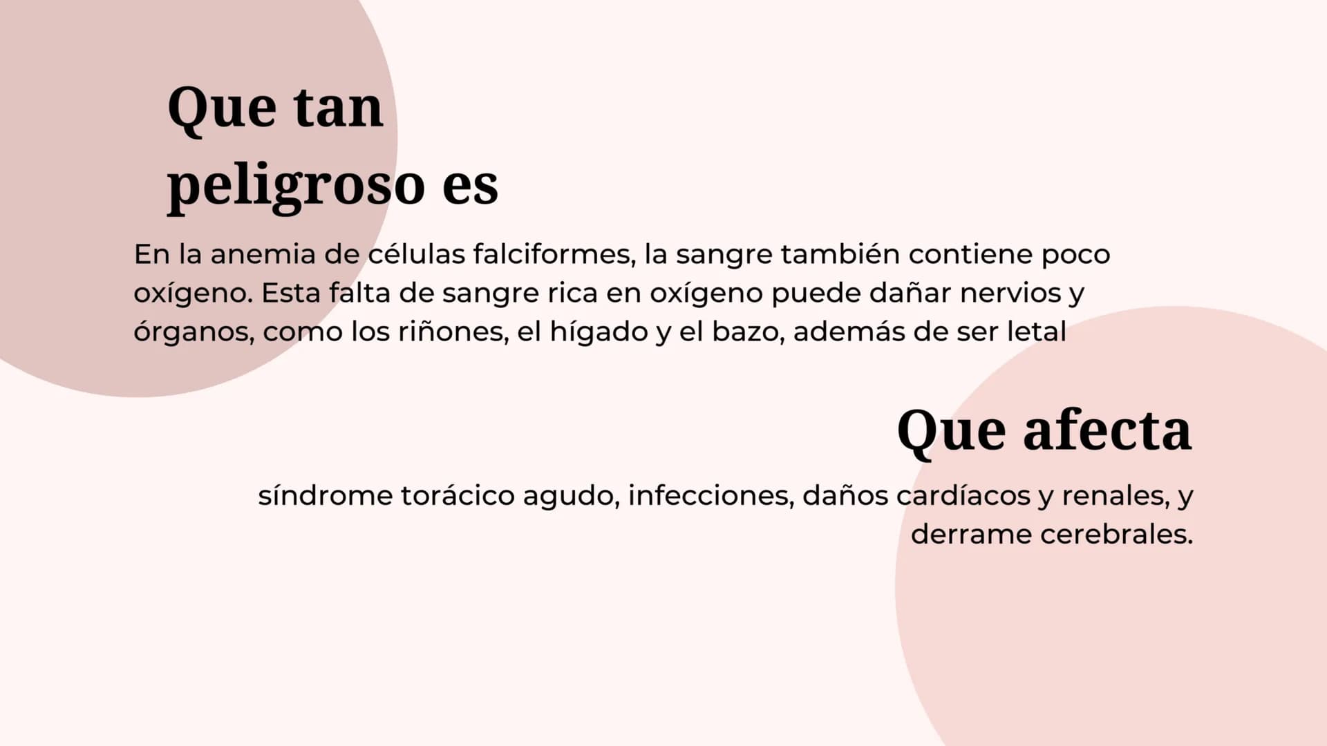 ¿Que es anemia falciforme?
• La anemia falciforme es un grupo de
trastornos hereditarios en los que los
glóbulos rojos adquieren forma de ho