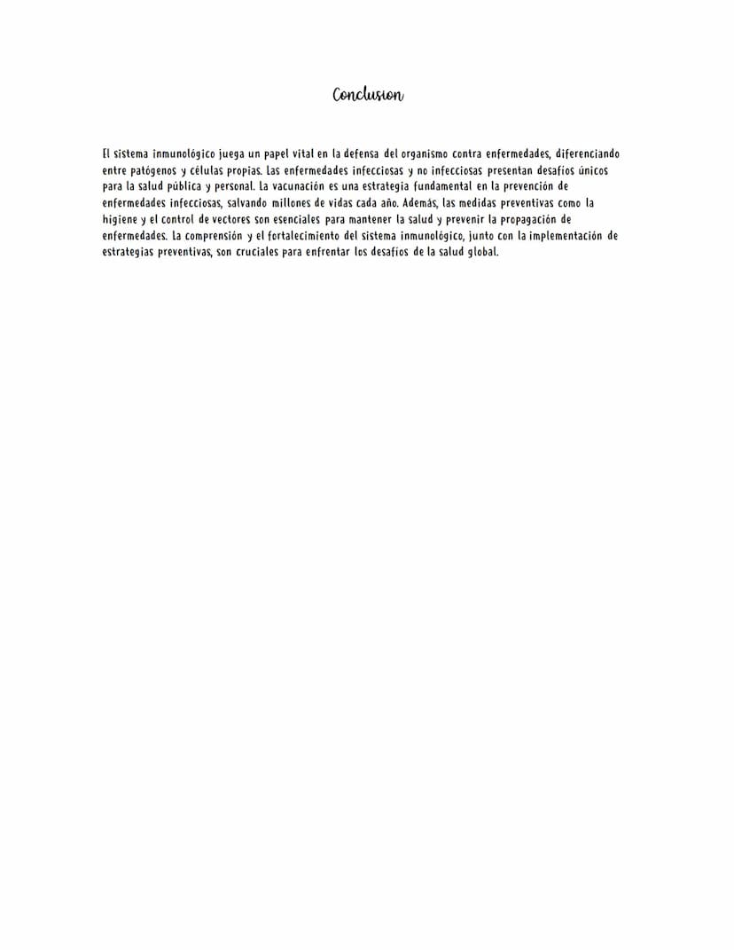 SISTEMA INMUNOLÓGICO Y ENFERMEDADES
El sistema inmunológico es fundamental para la supervivencia de los organismos, ya que protege al cuerpo