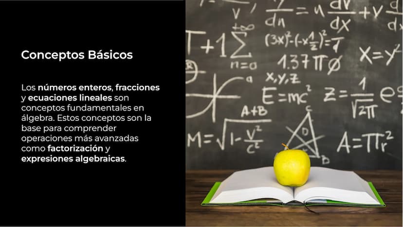 s
6
=
8
5
X
7
4
O
Fundamentos y
Aplicaciones de
Álgebra Introducción
El álgebra es una rama de las
matemáticas que estudia las
estructuras, 