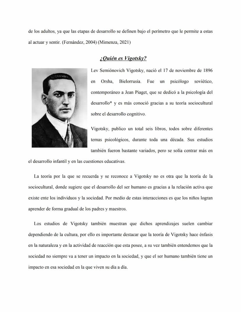Contenido
Tabla de Figuras
¿Quién es considerado el padre de la lógica formal y cuál fue su labor?
¿Quién es Jean Piaget?
¿Quién es Vigotsky
