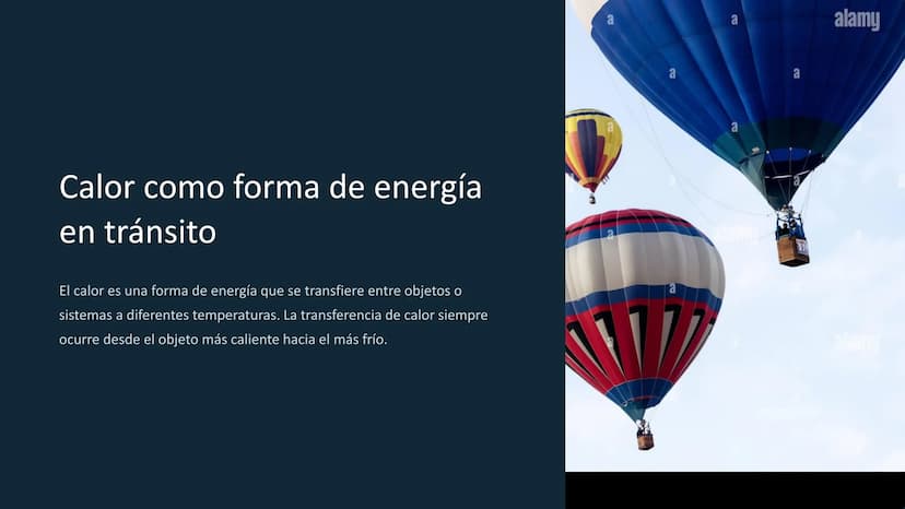 la temperatura y el
calor
La temperatura y el calor son conceptos
relacionados que describen la energía térmica de
un objeto o sistema. La t