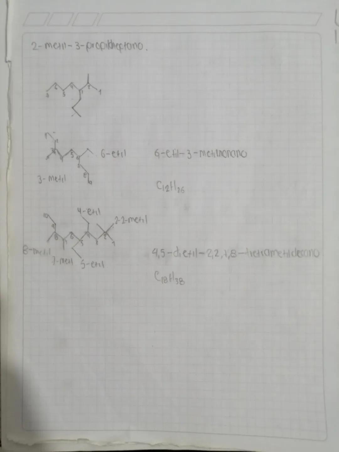 - HIDROCARBUROS.
son compuestos que tienen carbono e hidrogeno.

alifaticos lineanes→ CH3-CH2-CH2-CH3

ramificados CH3-CH-CH3

CH3

Cielicos