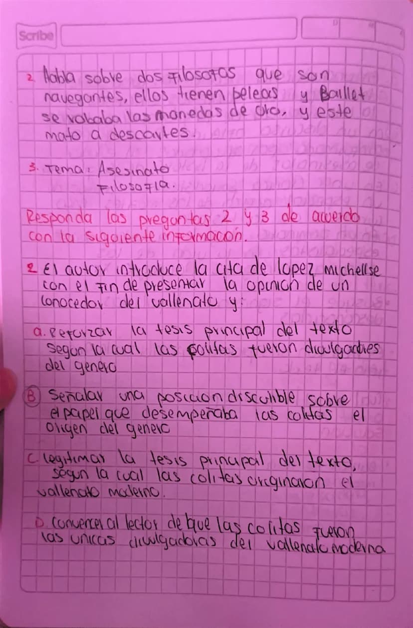Scribe
2804 2025
Guia de preparación ictes saber 11
lectura critica
• Que evalua lectura critica en el tes.?
Evalua la capacidad de los estu