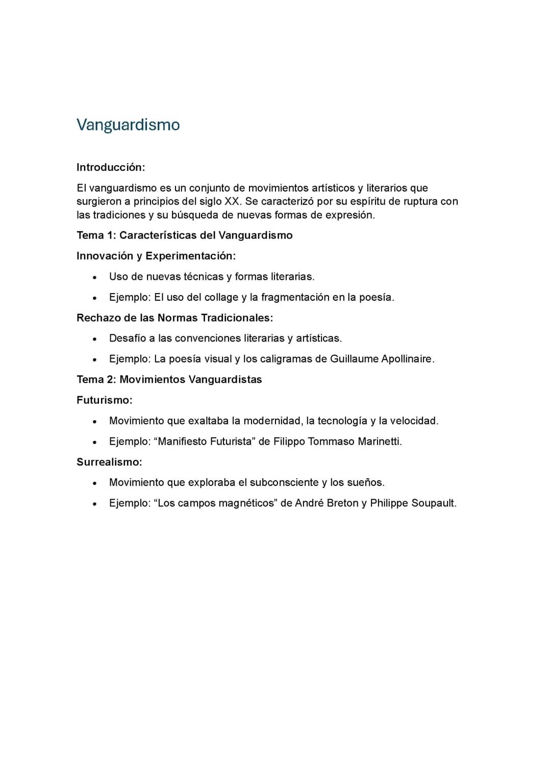 Vanguardismo