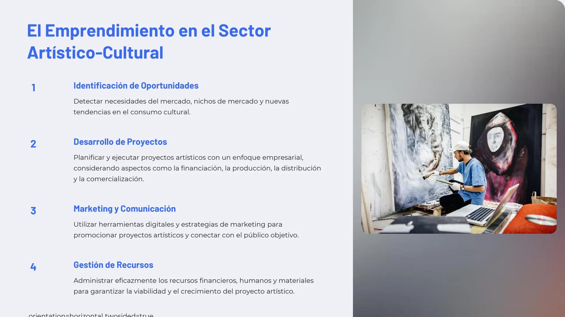 # Arte y Economía:
Industrias
Culturales, Mercado
del Arte y
Emprendimiento

La relación entre el arte y la economía es una interacción comp