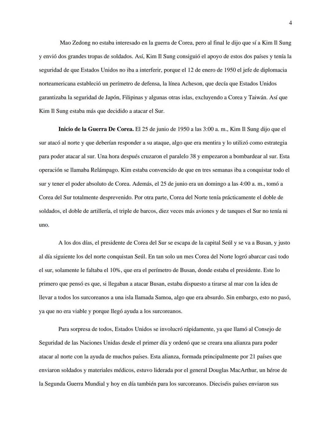 ¿Por qué Corea está dividida? Historia de la Guerra De Corea
NOMBRE
INSTITUTO
MATERIA
PROFESOR
FECHA
1 ¿Por qué Corea está dividida? Histori