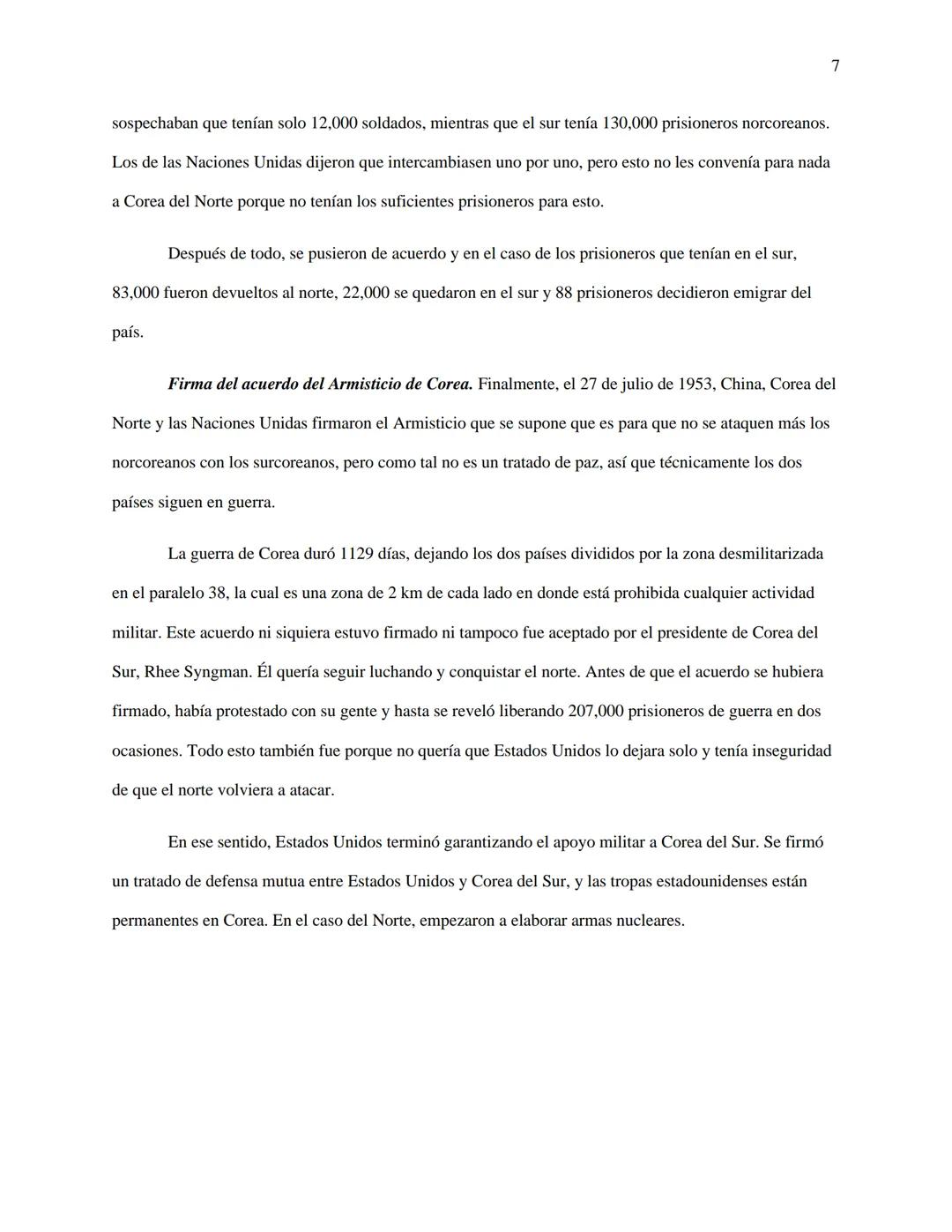 ¿Por qué Corea está dividida? Historia de la Guerra De Corea
NOMBRE
INSTITUTO
MATERIA
PROFESOR
FECHA
1 ¿Por qué Corea está dividida? Histori