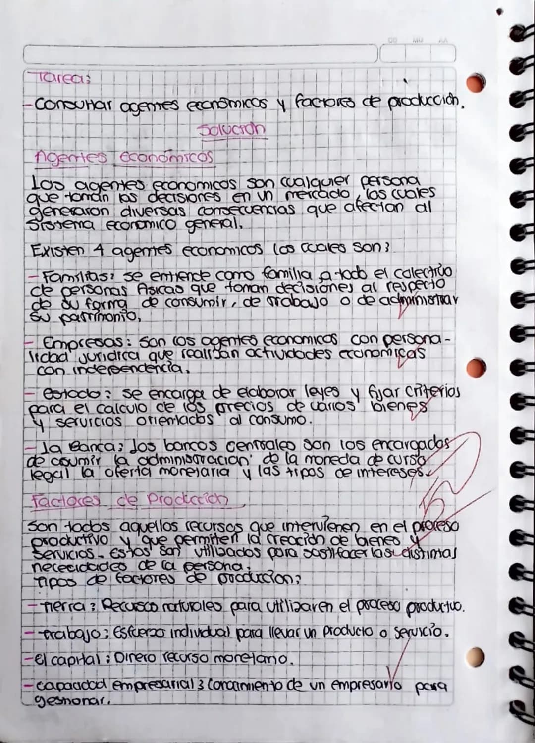 Tareas
Consultar agentes economicas y factores de producción,
Solucion
Agentes economicos
Los agentes economicos son cualquier persona
que t