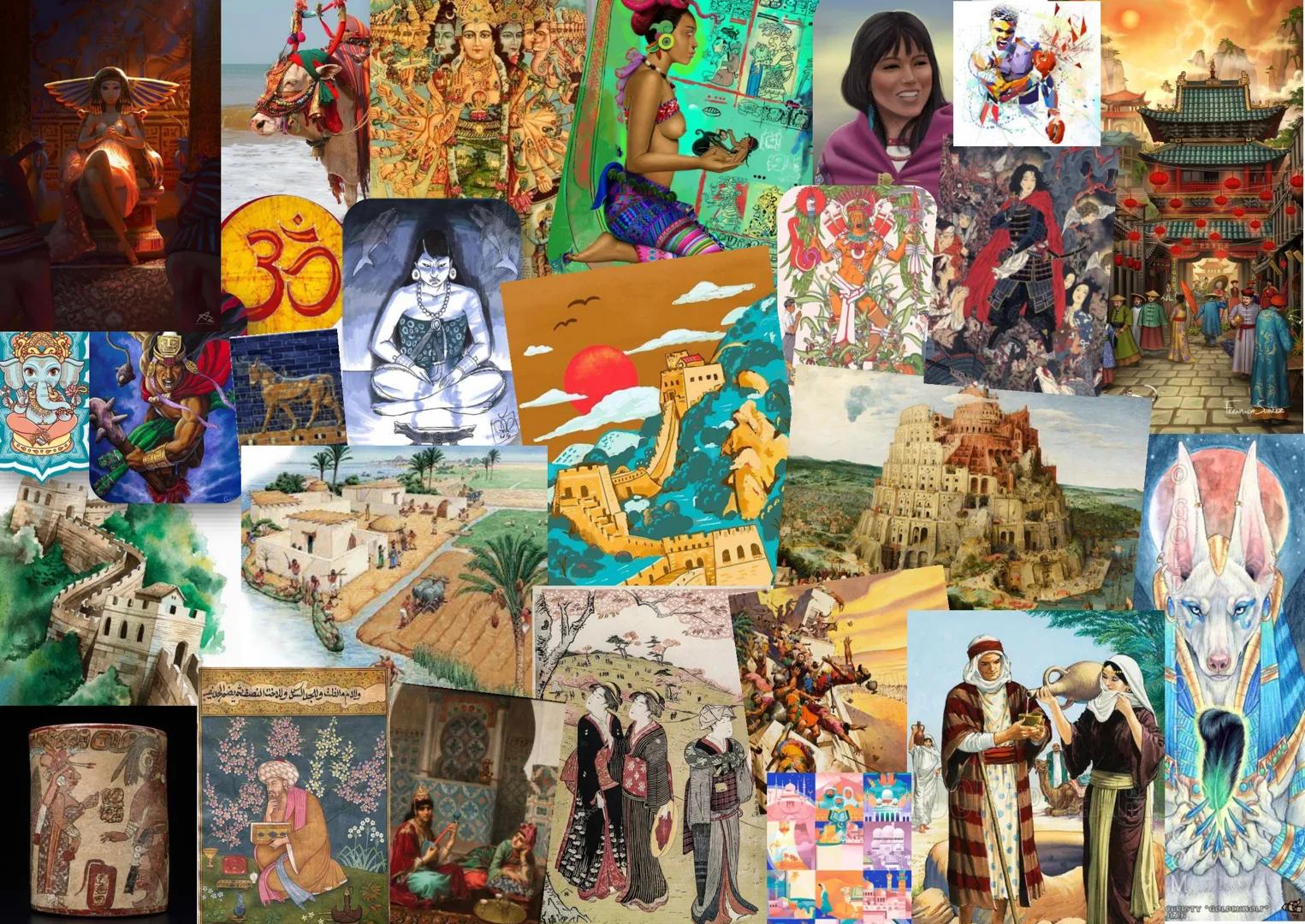 CONTEXTO
MESOPOTÁMICA
CHINA
JAPONESA
HINDU
EGIPCIA
HEBREA
ÁRABE
HISTÓRICO Y
GEOGRÁFICO:
¿Durante qué años y en
qué lugares se
desarrollaron 