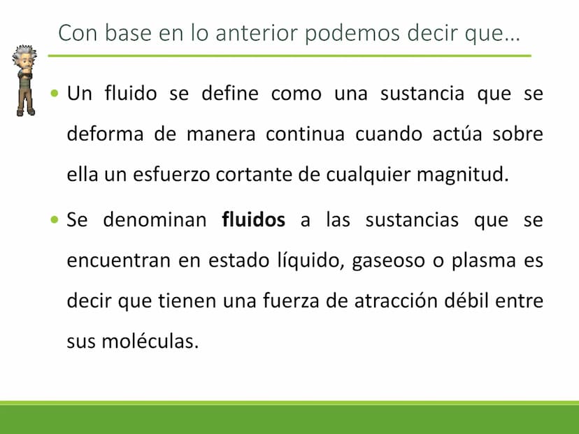 Los fluidos y sus
propiedades Estados de la materia
Estado
sólido
Estado
Estado
Estado
líquido
gaseoso
plasmático
Las características de cad