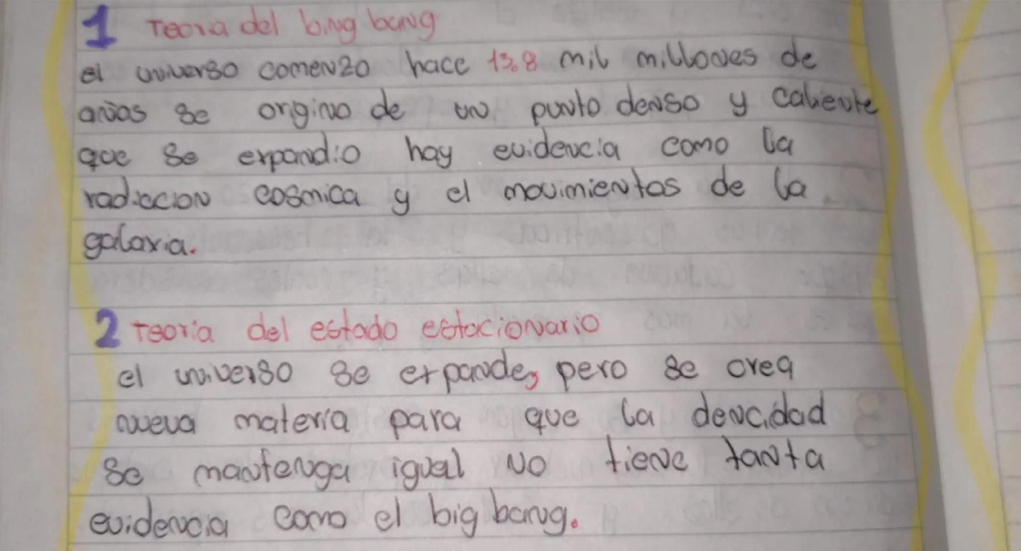 1 Teoria del bing bang
el universo comeN20 hace 13.8 mil millones de
años Be
ongino de
Un punto denso y cabeute
22
que se expandio
expandio 