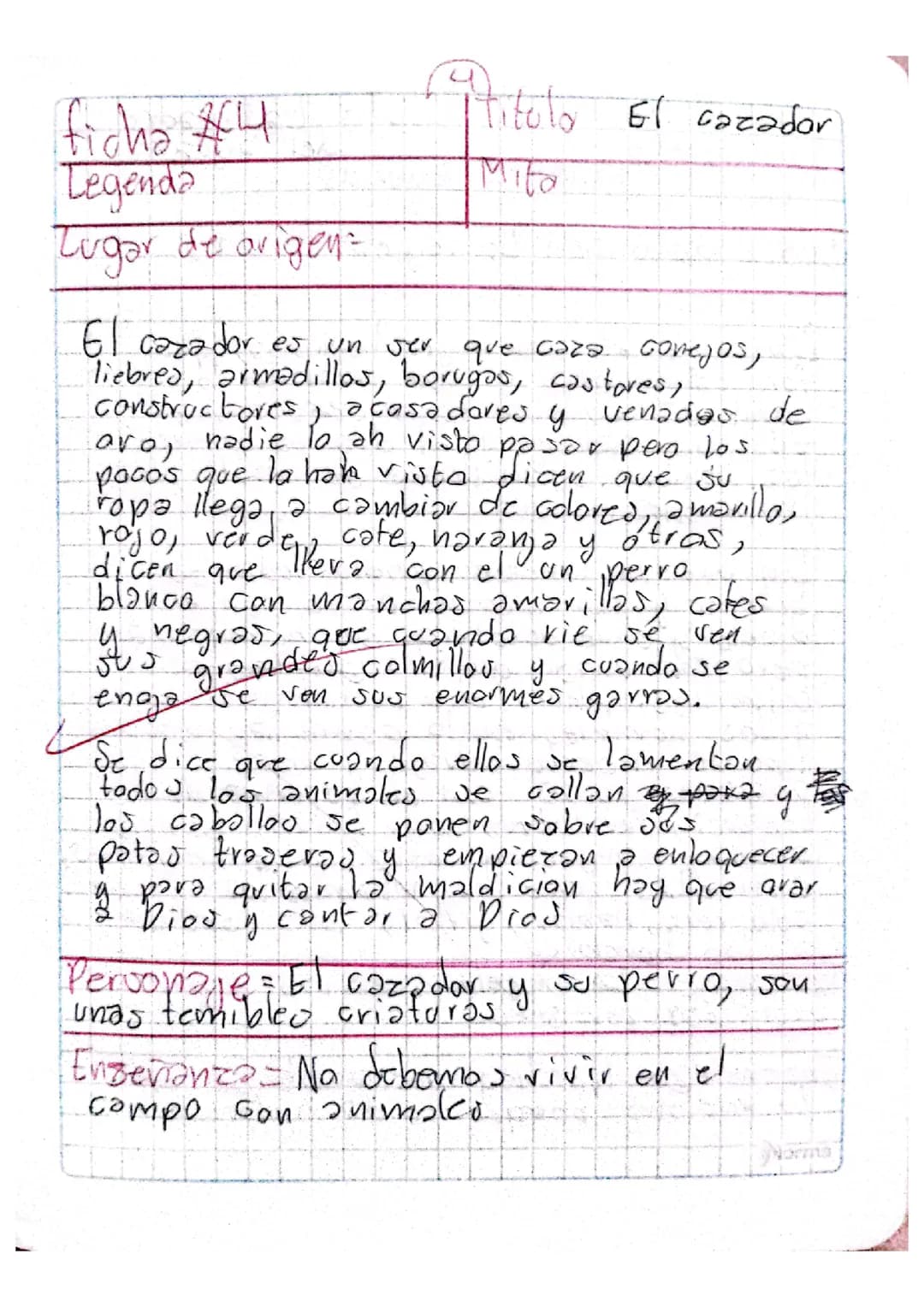 El cazador leyenda 