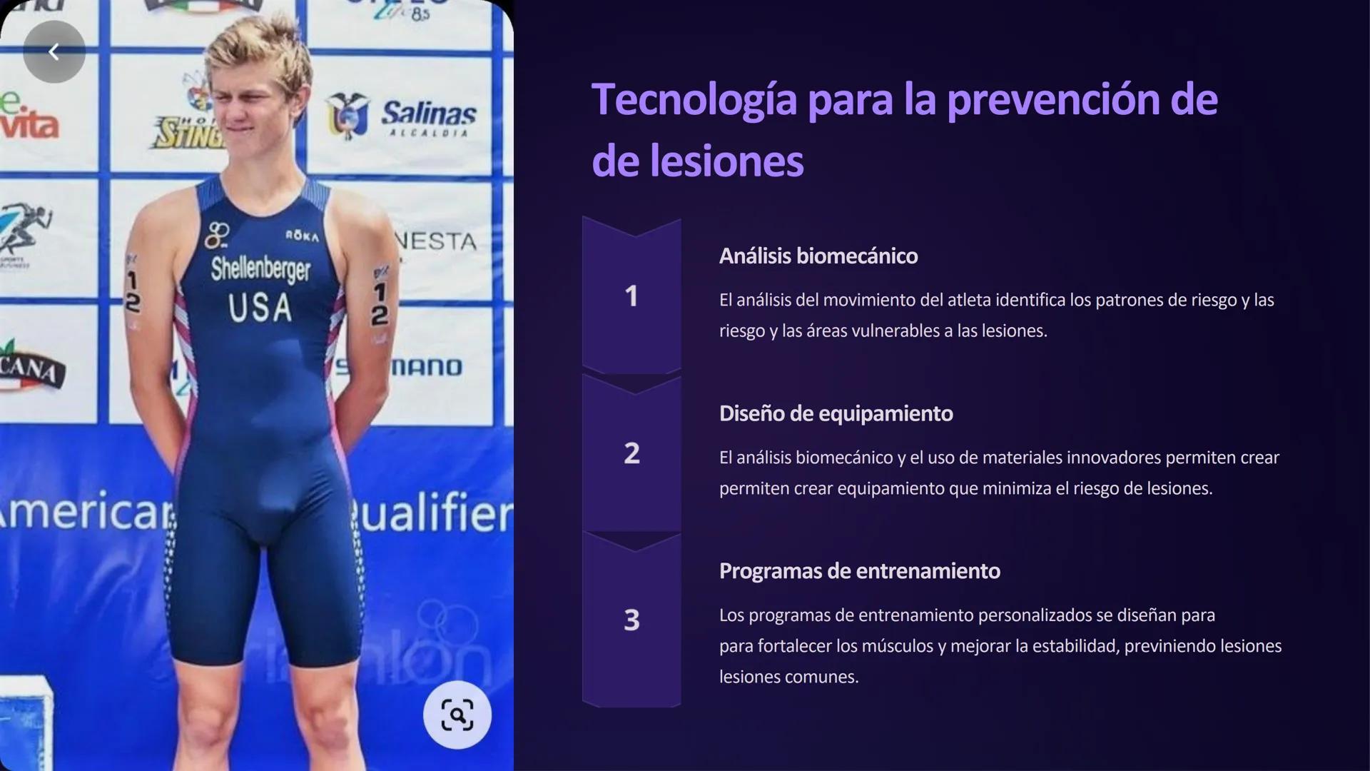 Tecnología del deporte
La tecnología está transformando el mundo del deporte. Desde el equipamiento
hasta el entrenamiento, la tecnología es
