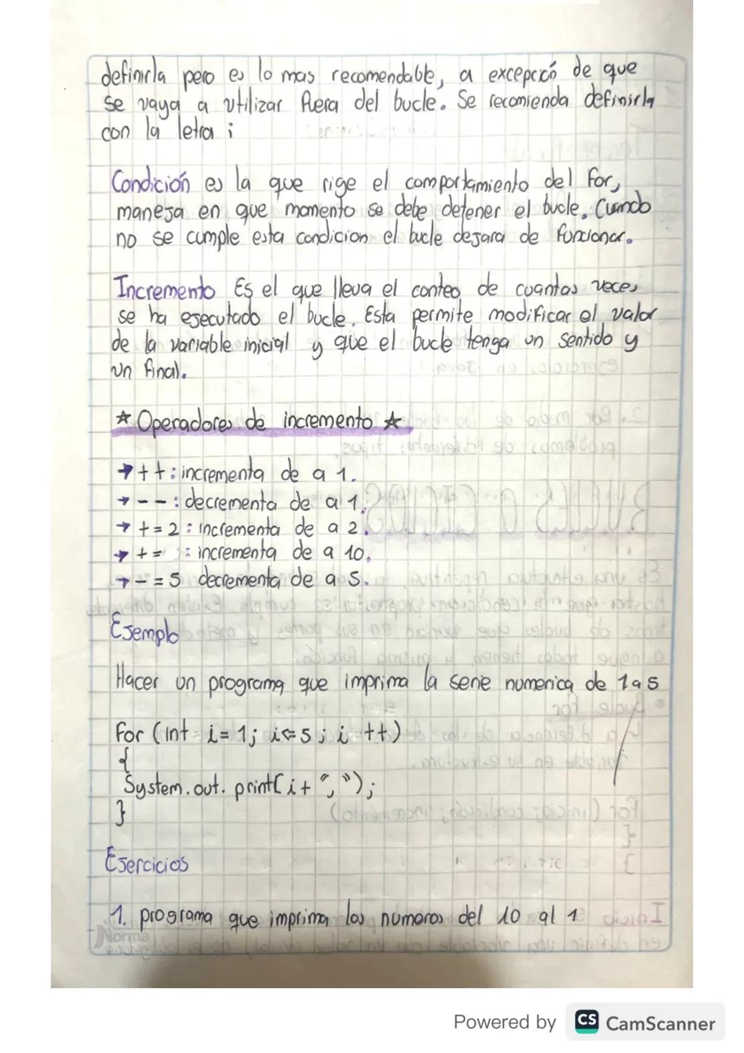 BUCLES O CICIOS
Es una estructura repetitiva, la cual se repite varias veces,
hasta que la condicion propuesta se cumpla. Existen diferente,