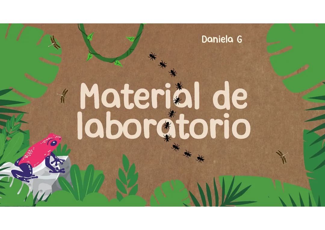 MATERIALES DE LABORATORIO