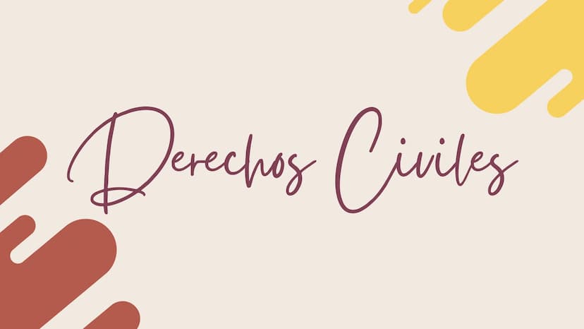 Derechos Civiles ¿Qué son los Derechos Civiles?
Los derechos civiles son derechos básicos y fundamentales
que garantizan la igualdad de toda
