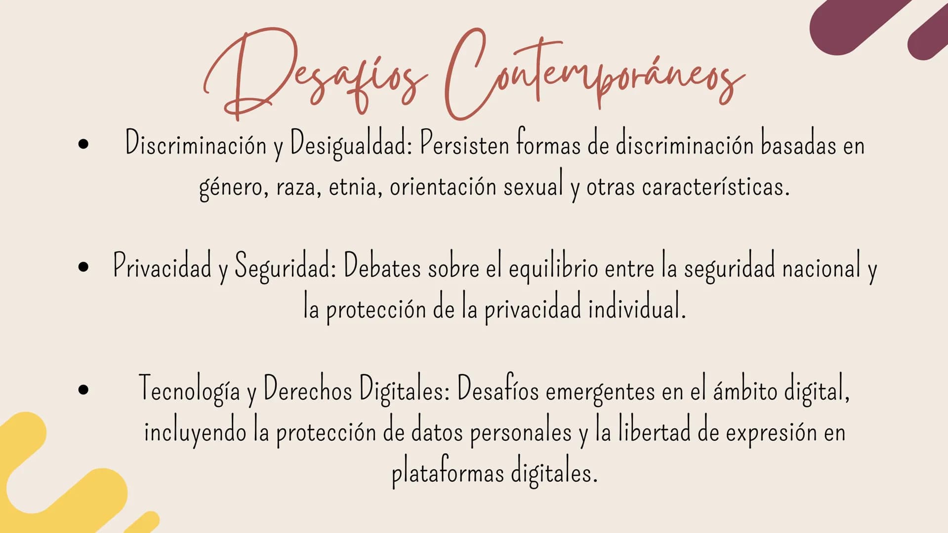 Derechos Civiles ¿Qué son los Derechos Civiles?
Los derechos civiles son derechos básicos y fundamentales
que garantizan la igualdad de toda