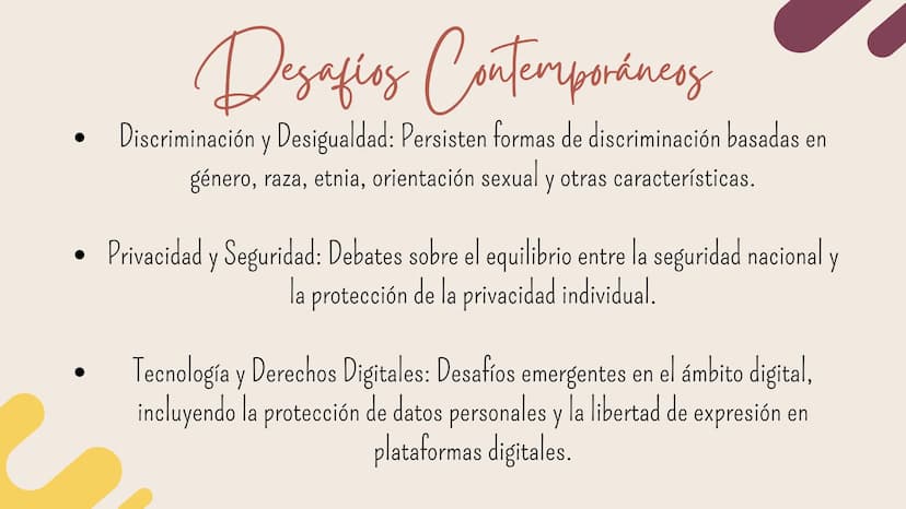 Derechos Civiles ¿Qué son los Derechos Civiles?
Los derechos civiles son derechos básicos y fundamentales
que garantizan la igualdad de toda