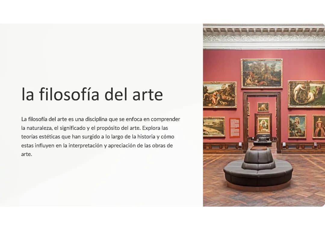 Filosofía del arte: 