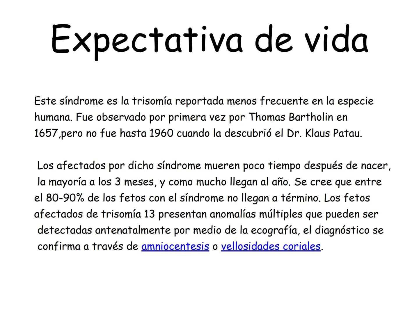 ¿Que es el Síndrome
de Patau?
El síndrome de Patau, también conocido como trisomia en
el par 13, trisomia D'o síndrome de Bartholin-Patau, e