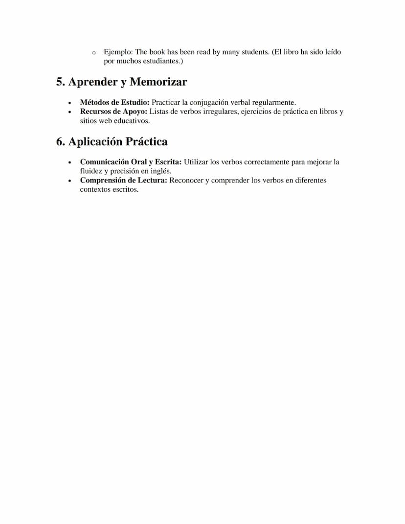 Verbos Regulares e Irregulares en Inglés
APUNTES//
1. Verbos Regulares
•
Definición: Los verbos regulares siguen un patrón predecible en su 
