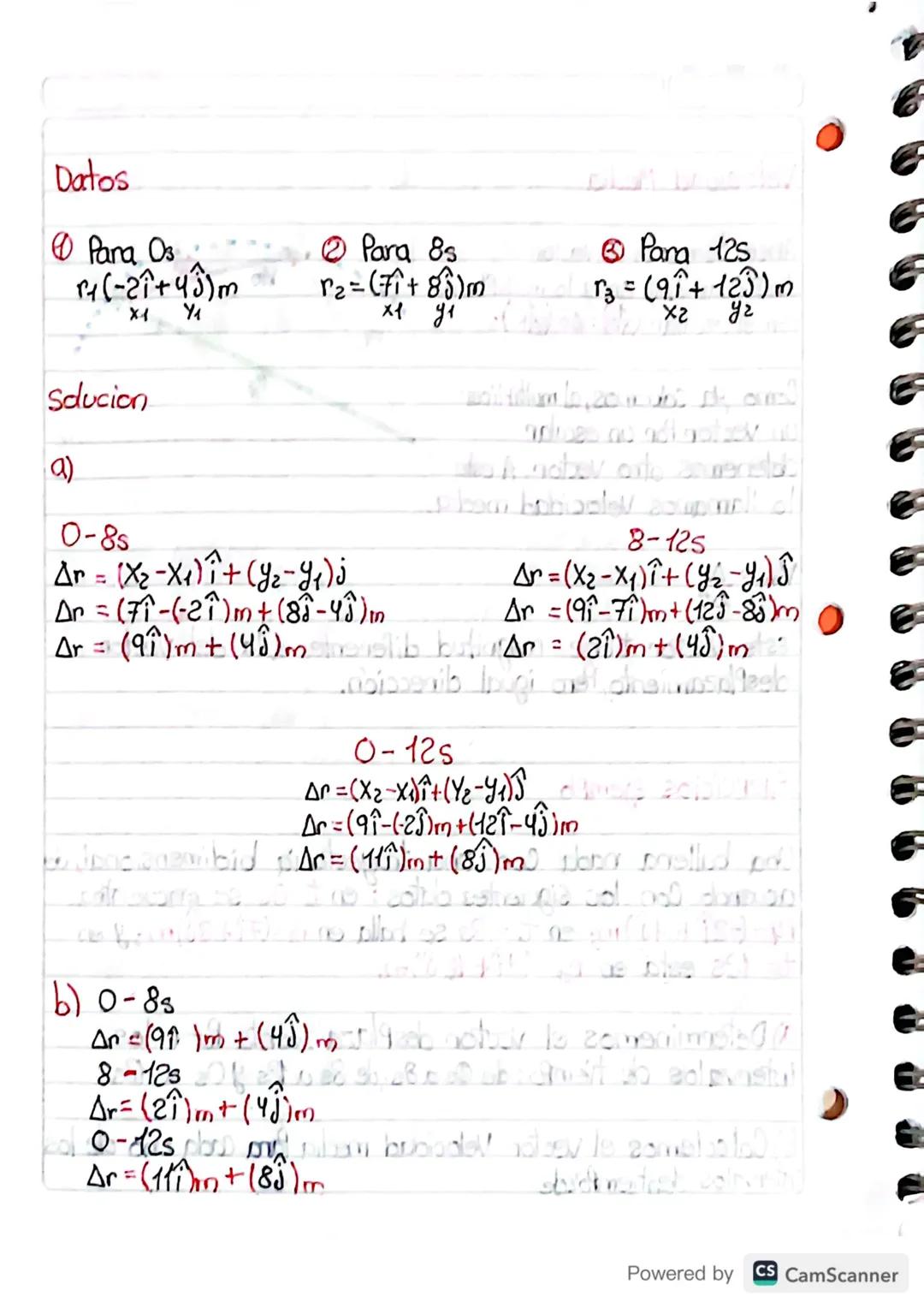# Velocidad Media

Ahora tomamos el vector
desplazamiento $\Delta r$ y lo multiplicamos
Por el escalar $(\frac{1}{\Delta t})$: $\Delta r$ $(