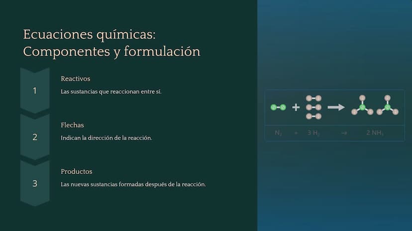 山
Reacciones químicas:
Evidencias, ecuaciones químicas,
balanceo por el método del ion-
electrón
Exploraremos las reacciones químicas, desde