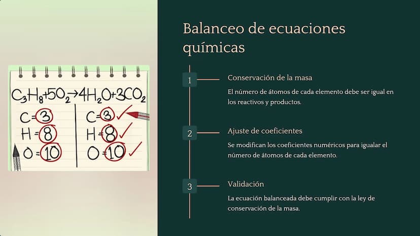 山
Reacciones químicas:
Evidencias, ecuaciones químicas,
balanceo por el método del ion-
electrón
Exploraremos las reacciones químicas, desde