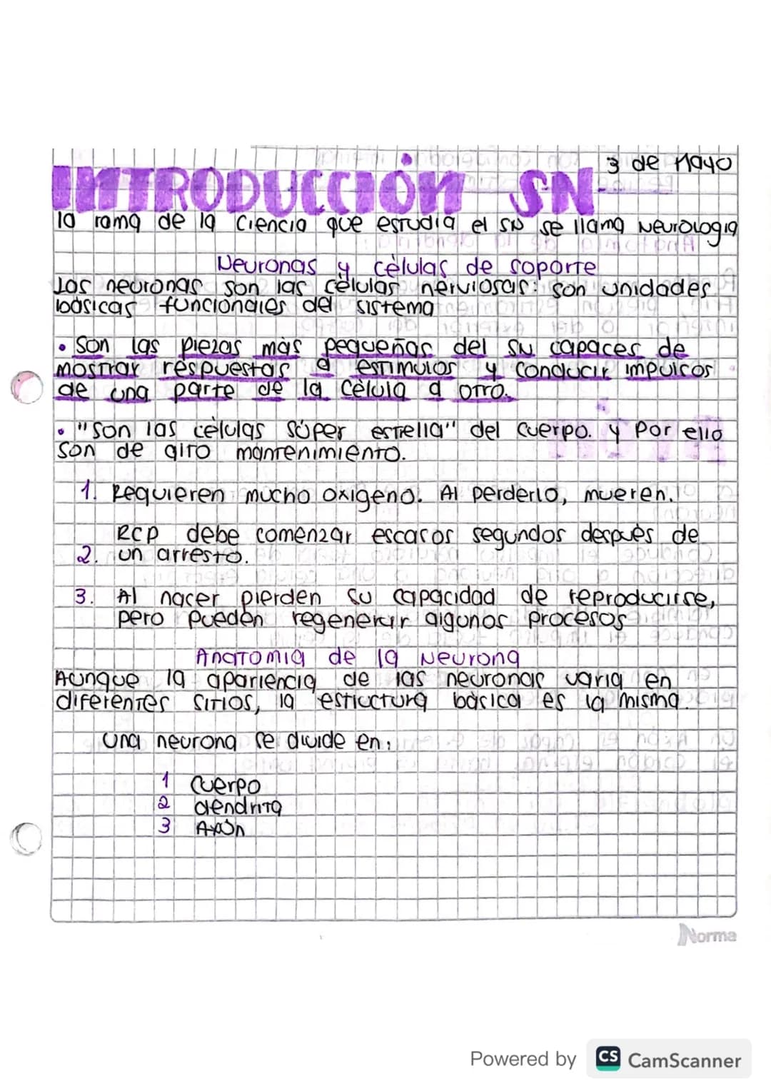 0
INTRODUCCIÓN SN
3 de 1940
10 rama de la ciencia que estudia el si se llama Neurologia
Deuronas celulas de soporte
Jos neuronas son las cél