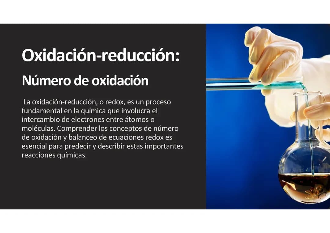 Oxidación-reducción: 
